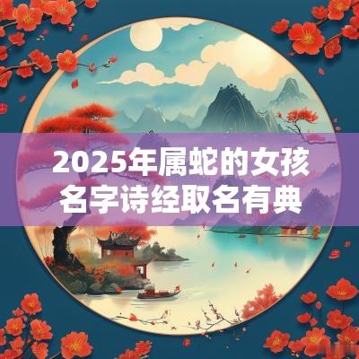2025年属蛇的女孩名字诗经取名有典故的女孩名字案例