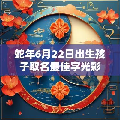 蛇年6月22日出生孩子取名最佳字光彩明亮的宝宝起名推荐
