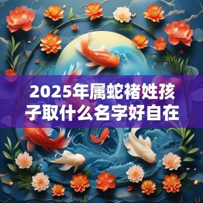 2025年属蛇褚姓孩子取什么名字好自在逍遥的宝宝起名
