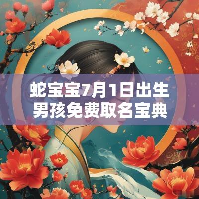 蛇宝宝7月1日出生男孩免费取名宝典阳刚霸气的男生名字