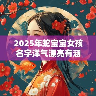 2025年蛇宝宝女孩名字洋气漂亮有涵养的女宝宝名字