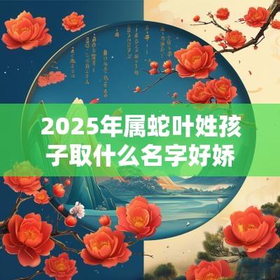 2025年属蛇叶姓孩子取什么名字好娇美勇敢的宝宝起名