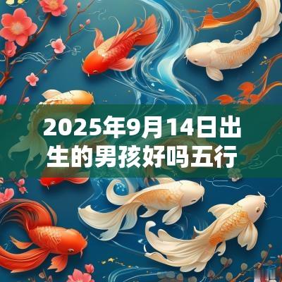 2025年9月14日出生的男孩好吗五行缺水怎样取名字