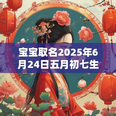 宝宝取名2025年6月24日五月初七生的女宝宝起名