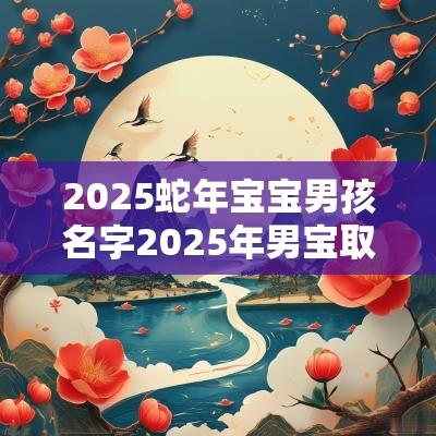 2025蛇年宝宝男孩名字2025年男宝取名100分