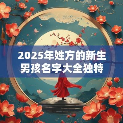 2025年姓方的新生男孩名字大全独特新颖的男孩名字 2025年姓方的新生男孩名字大全独特新颖的男孩名字