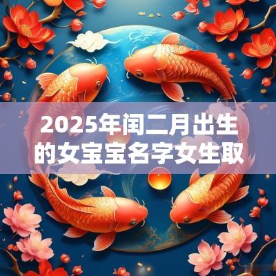 2025年闰二月出生的女宝宝名字女生取什么名字好听