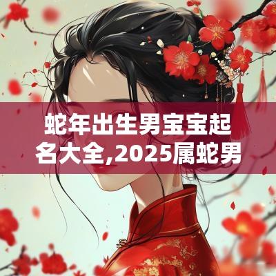 蛇年出生男宝宝起名大全,2025属蛇男孩最吉利的名字