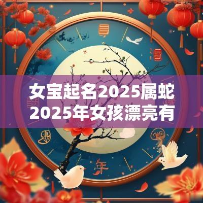 女宝起名2025属蛇2025年女孩漂亮有涵养的名字