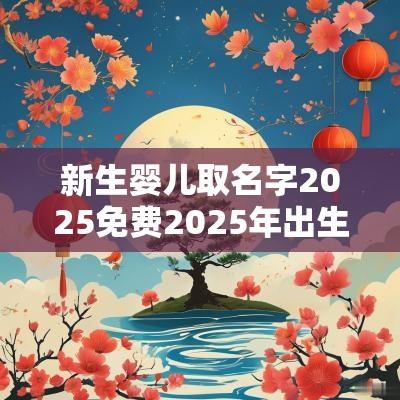 新生婴儿取名字2025免费2025年出生的宝宝取名