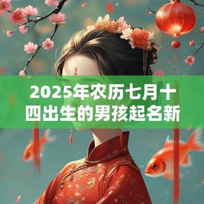 2025年农历七月十四出生的男孩起名新生儿高分名字