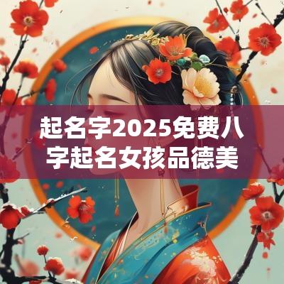 起名字2025免费八字起名女孩品德美好的女宝宝名字