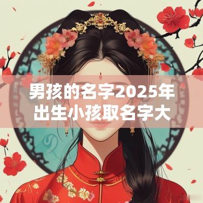 男孩的名字2025年出生小孩取名字大全2025属蛇