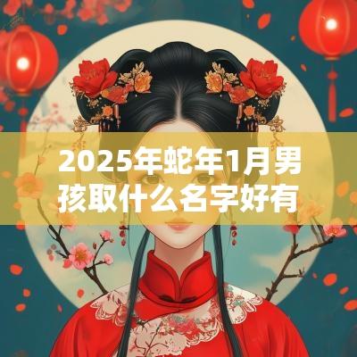 2025年蛇年1月男孩取什么名字好有意义的男孩名字