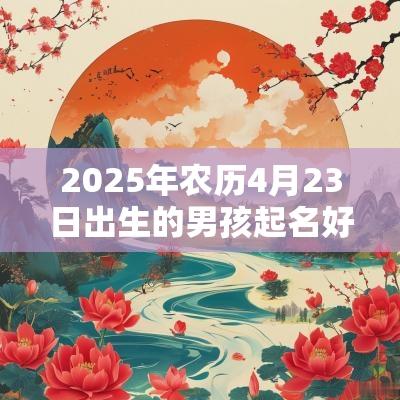 2025年农历4月23日出生的男孩起名好寓意的字