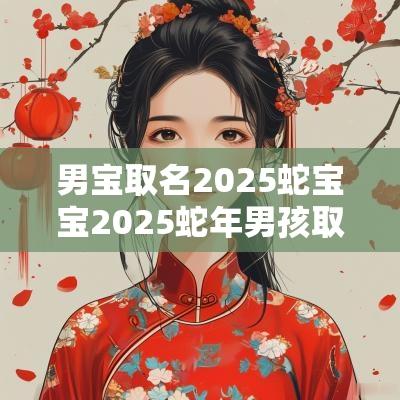 男宝取名2025蛇宝宝2025蛇年男孩取什么名字好