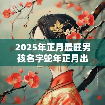 2025年正月最旺男孩名字蛇年正月出生的男宝宝名字