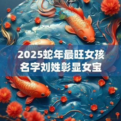 2025蛇年最旺女孩名字刘姓彰显女宝宝的独特韵味