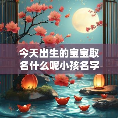 今天出生的宝宝取名什么呢小孩名字2025蛇大全免费