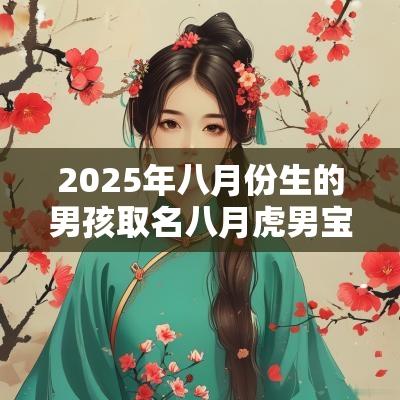 2025年八月份生的男孩取名八月虎男宝宝名字精选