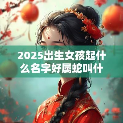 2025出生女孩起什么名字好属蛇叫什么名字最好女孩