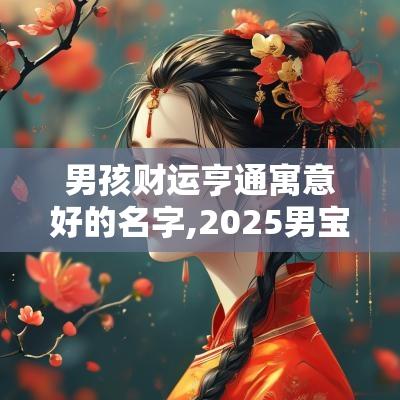 男孩财运亨通寓意好的名字,2025男宝宝好听名字推荐
