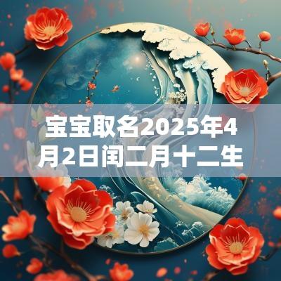 宝宝取名2025年4月2日闰二月十二生的男宝宝名字