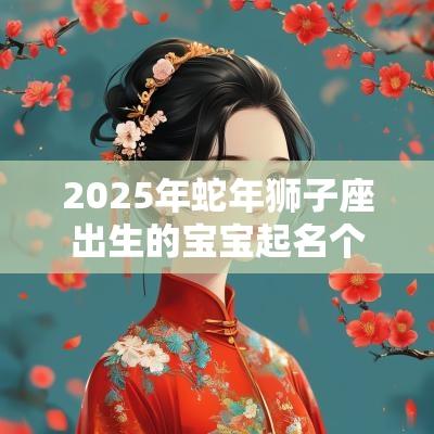 2025年蛇年狮子座出生的宝宝起名个个充满正能量