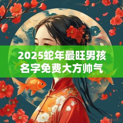 2025蛇年最旺男孩名字免费大方帅气的男宝起名大全
