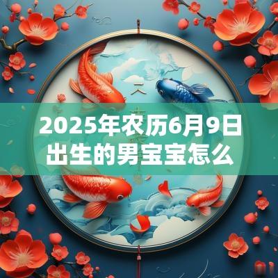 2025年农历6月9日出生的男宝宝怎么取名名字推荐