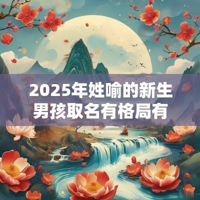 2025年姓喻的新生男孩取名有格局有寓意的男孩名字