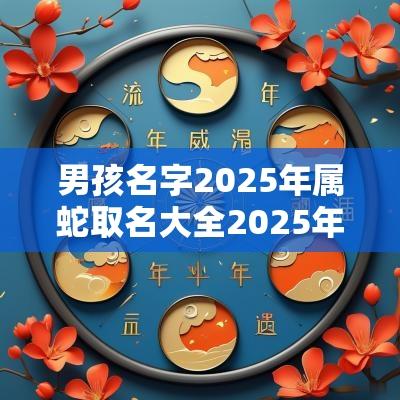 男孩名字2025年属蛇取名大全2025年蛇宝宝起名