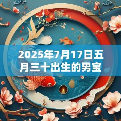 2025年7月17日五月三十出生的男宝宝生辰生辰八字