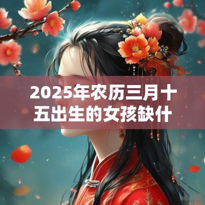 2025年农历三月十五出生的女孩缺什么取名如何补土