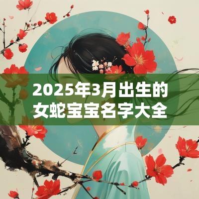 2025年3月出生的女蛇宝宝名字大全（精选300个）