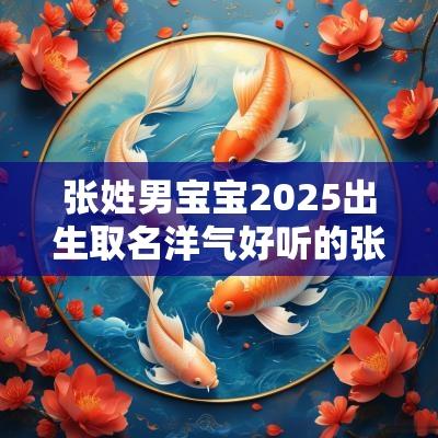 张姓男宝宝2026出生取名洋气好听的张氏男孩名字