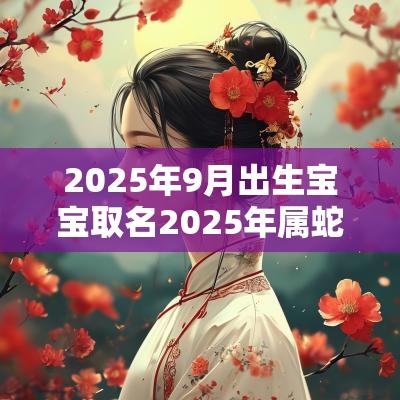 2025年9月出生宝宝取名2025年属蛇取名宜用字