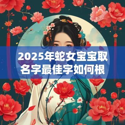 2025年蛇女宝宝取名字最佳字如何根据唐诗取名女孩