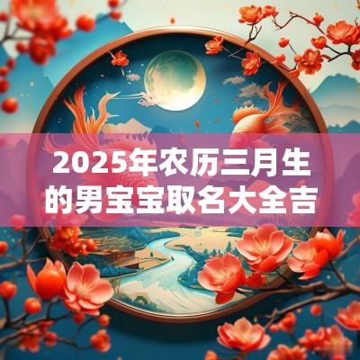 2025年农历三月生的男宝宝取名大全吉祥如意的名字