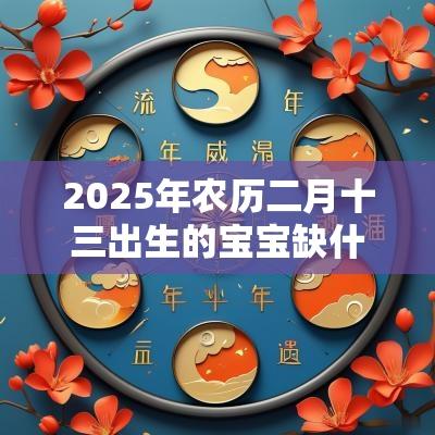 2025年农历二月十三出生的宝宝缺什么取名带来好运