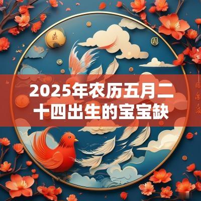 2025年农历五月二十四出生的宝宝缺土取名如何补土