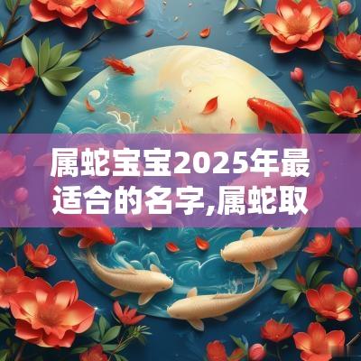 属蛇宝宝2025年最适合的名字,属蛇取名好听又招财的