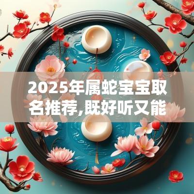2025年属蛇宝宝取名推荐,既好听又能招财的婴儿名字