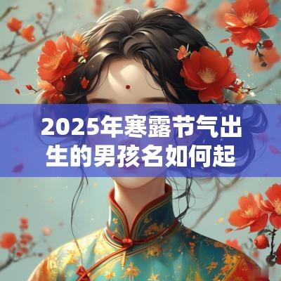 2025年寒露节气出生的男孩名如何起阳刚大气的名字