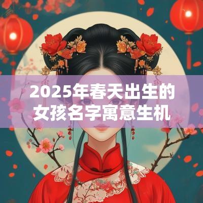 2025年春天出生的女孩名字寓意生机勃勃的名字精选