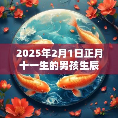 2025年2月1日正月十一生的男孩生辰八字宝宝取名