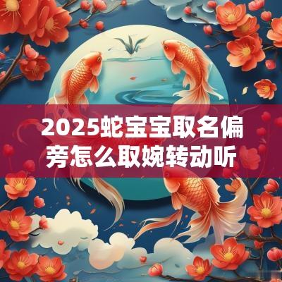 2025蛇宝宝取名偏旁怎么取婉转动听的新生儿名字