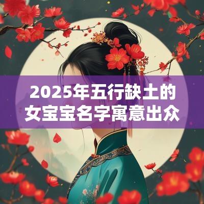 2025年五行缺土的女宝宝名字寓意出众的佳名推荐