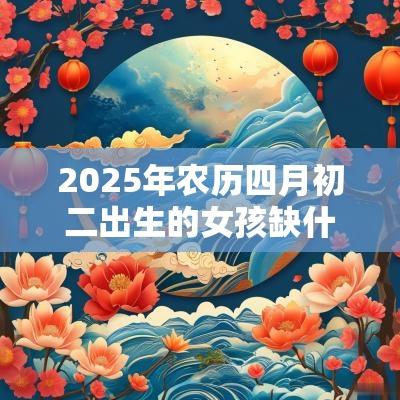2025年农历四月初二出生的女孩缺什么取名如何补土