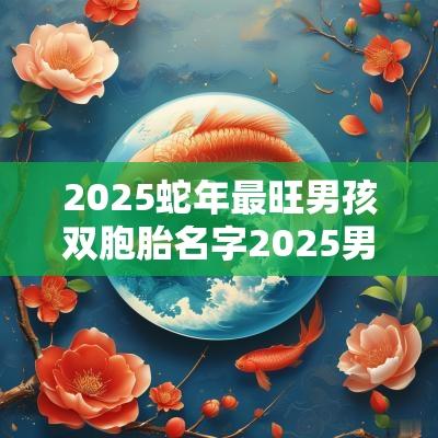 2025蛇年最旺男孩双胞胎名字2025男蛇宝宝名字